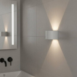 Ultra Beam Lighting Ultrabeam Round White Outdoor Up And Down Led Wall Light 6 Watt Led 600 Lumens - thumbnail 3