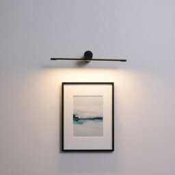 Ultra Beam Lighting Ultrabeam Picture Wall Light Fitting Black Finish 6 Watt Warm White Led 500mm Wide - thumbnail 3