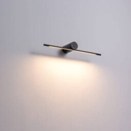 Ultra Beam Lighting Ultrabeam Picture Wall Light Fitting Black Finish 6 Watt Warm White Led 500mm Wide - thumbnail 2