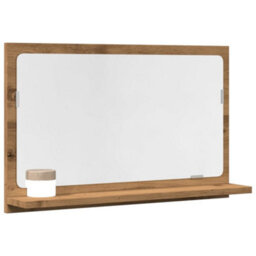 Walplus Bathroom Mirror Cabinet Artisan Oak 60X11X37 Cm Engineered Wood - thumbnail 1