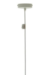 Orsina Small White Dome Pendant Light, Geometric Steel Shade With Crisp White Finish, Stylish Pendant Lighting - thumbnail 2