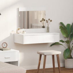 Walplus Wall Hanging Dressing Table White 83X40X70 Cm - thumbnail 1