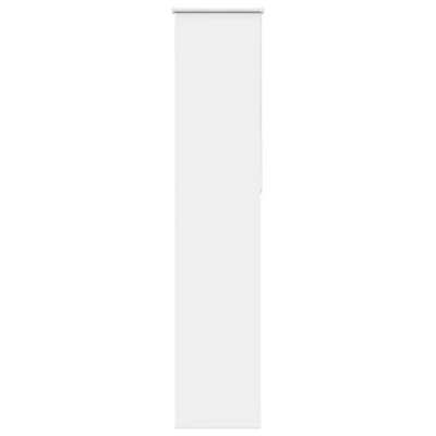 Berkfield Roller Blind Blackout White 60X210 Cm Fabric Width 55.7 Cm Polyester - image 1