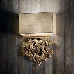Ideal Lux Luminosa Peter 2 Light Indoor Wall Light Brown, Beige With Shade, E14 - thumbnail 2