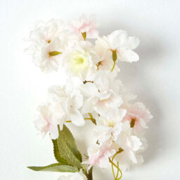 Homescapes Artificial Pink Handcrafted Cherry Blossom Flower Single Stem, 78 Cm - thumbnail 3