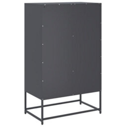Berkfield Highboard Anthracite 68.5X39X111.5 Cm Steel - thumbnail 6