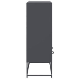 Berkfield Highboard Anthracite 68.5X39X111.5 Cm Steel - thumbnail 5