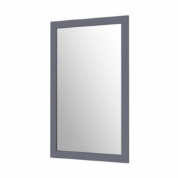 Affine Framed Wooden Bathroom Mirror Wood Frame Wall Mounted Mirrors White 1000 X 600mm - thumbnail 3