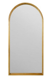 Mirroroutlet The Naturalis Solid Oak Framed Arched Leaner Wall Mirror 180Cm X 90Cm - thumbnail 2