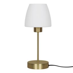 GoodHome Kluan Satin Brushed Brass Table Lamp - thumbnail 6