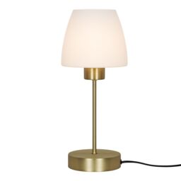 GoodHome Kluan Satin Brushed Brass Table Lamp - thumbnail 5