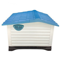 Huggle Pets Hugglepets Plastic Dog Kennel With Base (424) (Blue Roof) - thumbnail 8