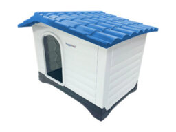 Huggle Pets Hugglepets Plastic Dog Kennel With Base (424) (Blue Roof) - thumbnail 9