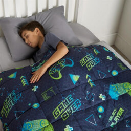 OHS Gaming Weighted Blanket Soft Throw Anxiety Stress Relief Sleep Sofa Bed - thumbnail 2