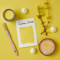 Rust-Oleum Lemon Sorbet Gloss Bathroom Wood & Cabinet Paint 750Ml - thumbnail 4