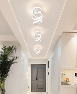 Modern Led Ceiling Chandelier  3 Color Minimalist Lamp For Bedroom & Dining Room - image 1