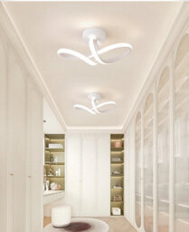 Modern Led Ceiling Chandelier  3 Color Minimalist Lamp For Bedroom & Dining Room - thumbnail 4