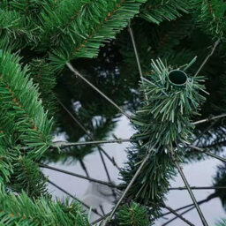 SuperGift.com 5Ft Xmas Tree, Artificial Xmas Tree, Realistic Green Pine Branches, With Metal Stand, Easy To Assemble, Indoor And Outdoor - thumbnail 6