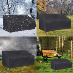 (190X66X89Cm) 4-Seater Garden Bench Cover, Outdoor Patio Dustproof, Uv-Resistant, Waterproof, Windproof, Oxford Protective Cover - thumbnail 3