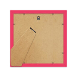 "9X9"" Bright Pink Picture Frame - 9X9"" Square Frame With 5X5"" Mount For 9X9""/5X5"" Pictures Art Deco Style Room Decor, 1 Pack" - thumbnail 3