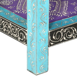 Berkfield Hand Painted Console Table 80X35X75 Cm Solid Mango Wood - thumbnail 7