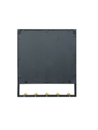 Aspect Furniture Entryway Mirror With Five Hooks,black Metal Mirror( 52(W)X60(H)X7(D) Cm) - thumbnail 4