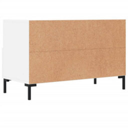 Berkfield Tv Cabinet White 80X36X50 Cm Engineered Wood - thumbnail 8