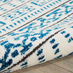 Nourison Dws05 Kamala Ds503 Ivory Blue Rug-119Cm X 180Cm - thumbnail 4