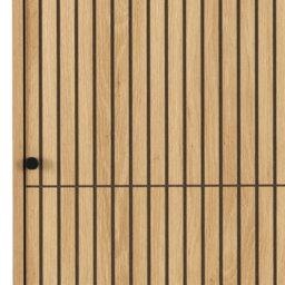 Furniture To Go Albany Wardrobe 2 Doors In Oak/black Legs - thumbnail 8