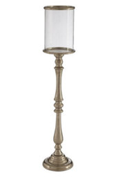 Orsina Functional Design Large Nickel Candle Holder, High Quality Holder For Bedside Table, Stable Candle Holder - thumbnail 2