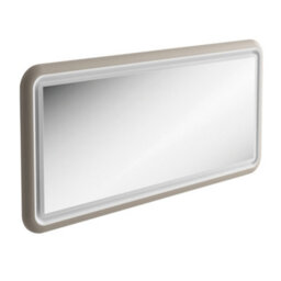 Plum&clay Sutton Grey Border Led Illuminated Bathroom Mirror (W)1180mm (H)650mm