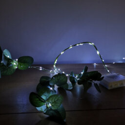 Samuel Alexander 200 Led 10M  Microbrights Indoor Outdoor Christmas Multi Function Battery Operated Lights With Timer On Pin Wire In Cool White - thumbnail 3
