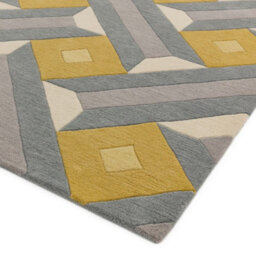 Ochre Grey Handmade Luxurious Modern Wool Soft Handmade Easy To Clean Bedroom Dining Room Living Room Rug -200Cm X 290Cm - thumbnail 2