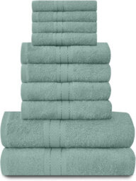 Gaveno Cavailia 10 Piece Toronto Towel Bale Set Duck Egg Premier Super Soft And Quick Obsorbent Bath Towel - thumbnail 1