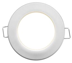 Luceco Eco Matt Silver Stainless Steel Effect Fixed Led Fire-Rated Cool White Downlight 5W Ip65, Pack Of 6 - thumbnail 6