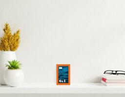 6X4 Orange Picture Frame (15.2 X 10.2Cm) Poster, Photo, Artwork, Gallery Wall Or Print - thumbnail 2