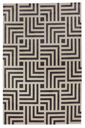 Light Grey Modern Easy To Clean Chequered Geometric Dining Room Bedroom And Living Room Rug -160Cm X 230Cm - thumbnail 2
