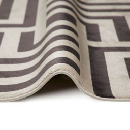 Light Grey Modern Easy To Clean Chequered Geometric Dining Room Bedroom And Living Room Rug -160Cm X 230Cm - thumbnail 6