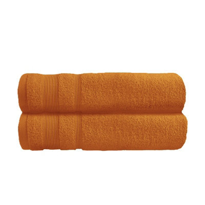 Allure Bath Fashions Zero Twist Egyptian Cotton Bath Towels Pack Of 2 - Caramel - image 1