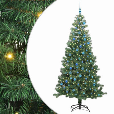 Vidaxl Christmas Tree With 300 Leds With Stand Green 240 Cm Pvc - image 1