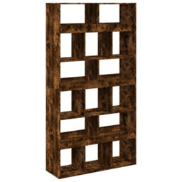 Berkfield Classic Bookcase Smoked Oak 100X33X187.5 Cm Engineered Wood - thumbnail 1