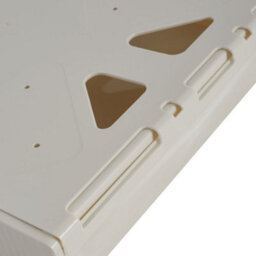 Living And Home White Under-Desk Drawer-Style Storage Organizer Box, 33Cm W X 44.5Cm D X 7.5Cm H - thumbnail 8