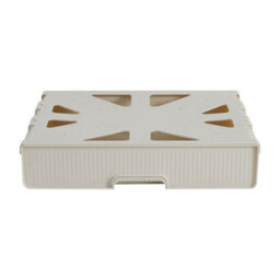 Living And Home White Under-Desk Drawer-Style Storage Organizer Box, 33Cm W X 44.5Cm D X 7.5Cm H - thumbnail 3