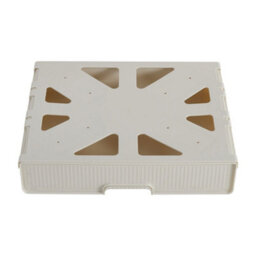 Living And Home White Under-Desk Drawer-Style Storage Organizer Box, 33Cm W X 44.5Cm D X 7.5Cm H - thumbnail 4