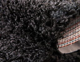 "Bravich Black Thick Shaggy Rug - California - 120X170Cm (4'x5'8"")" - thumbnail 2
