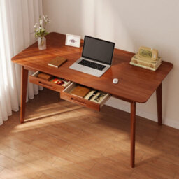 Computer Desk For Student And Work- Desk With Drawers - Home Office Desk With Drawers For Bedroom, Office (100X50X75Cm) - thumbnail 3