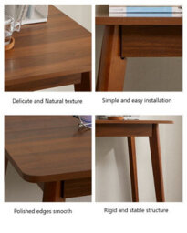Computer Desk For Student And Work- Desk With Drawers - Home Office Desk With Drawers For Bedroom, Office (100X50X75Cm) - thumbnail 8