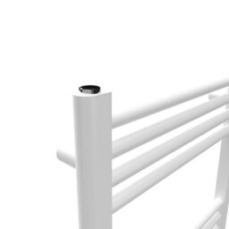 Lux Heat White Ladder Towel Radiator 1200mm (H) X 400mm (W) - thumbnail 3