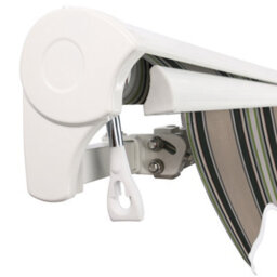 Sundaze 4.5X3M Half Cassette Electric Awning Retractable Garden Sun Shade Sail Canopy Multi-Stripe - thumbnail 5
