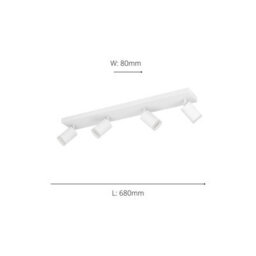 Eglo Melitello-Z Smart Control Rgb Led 4 Light Spotlight, White - thumbnail 4